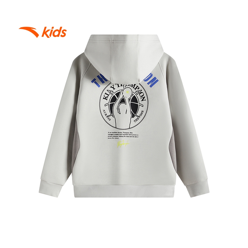 Áo hoodie thời trang bóng rổ bé trai Anta Kids 3525A1714