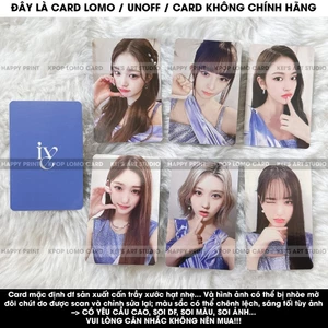 Set 6 thẻ ảnh IVE GAYO Afterlike: Wonyoung, Rei, Liz, Yujin, Gaeul, Leeseo