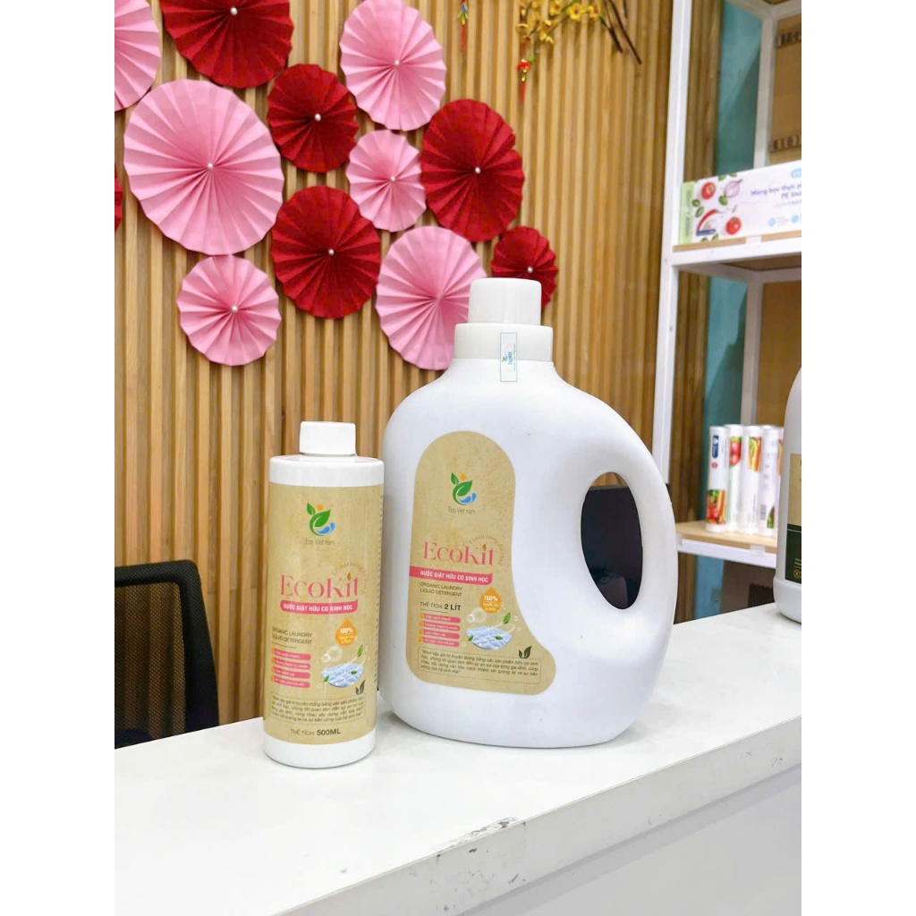 [HÀNG HỮU CƠ] Nước giặt quần áo hữu cơ sinh học EcoKit an toàn cho cả trẻ sơ sinh