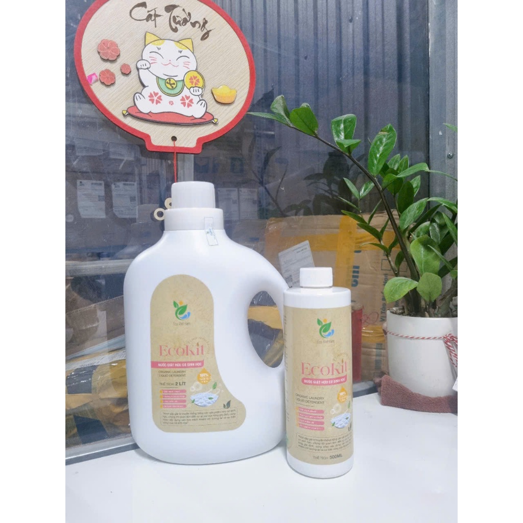 [HÀNG HỮU CƠ] Nước giặt quần áo hữu cơ sinh học EcoKit an toàn cho cả trẻ sơ sinh