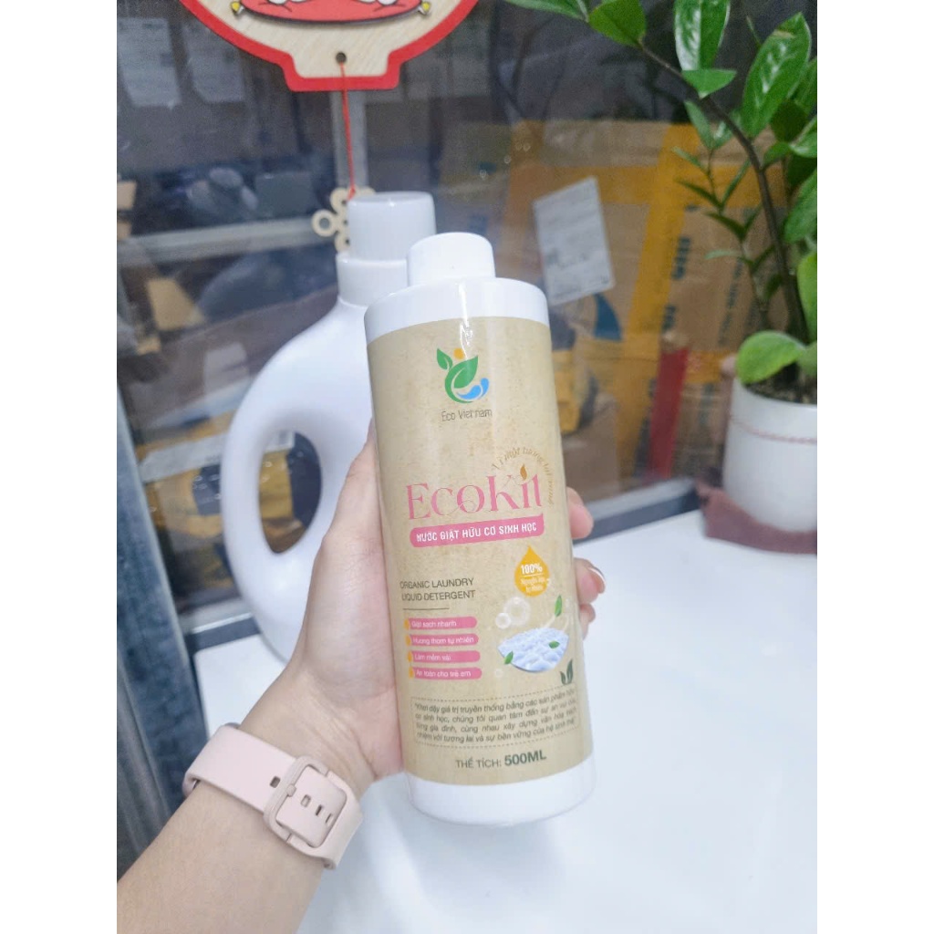 [HÀNG HỮU CƠ] Nước giặt quần áo hữu cơ sinh học EcoKit an toàn cho cả trẻ sơ sinh