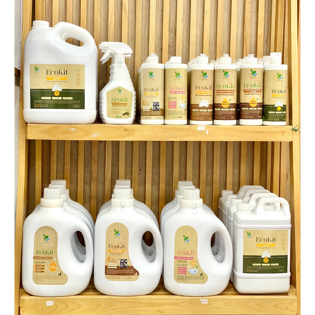 [HÀNG HỮU CƠ] Nước giặt quần áo hữu cơ sinh học EcoKit an toàn cho cả trẻ sơ sinh