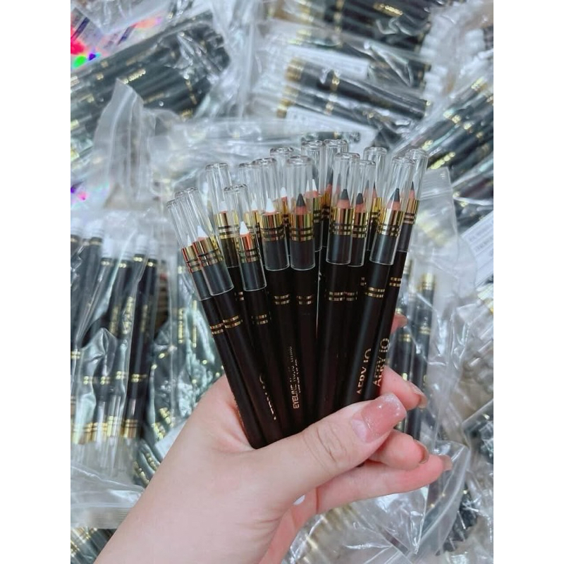 Chì mí vẽ eyeliner trắng đen Aery Jo, ko lem trôi, chống mồ hôi dầu.