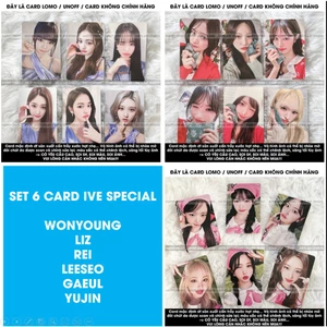 Set 6 thẻ ảnh IVE SCOUT, Gayo Festival, Afterlike