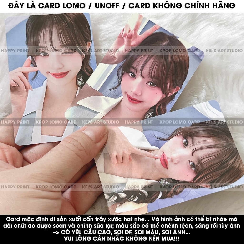 [CARD LOMO MUA 3 TẶNG 1] WONYOUNG ALIVE photocard, card thẻ ảnh thần tượng WY wony pokemon