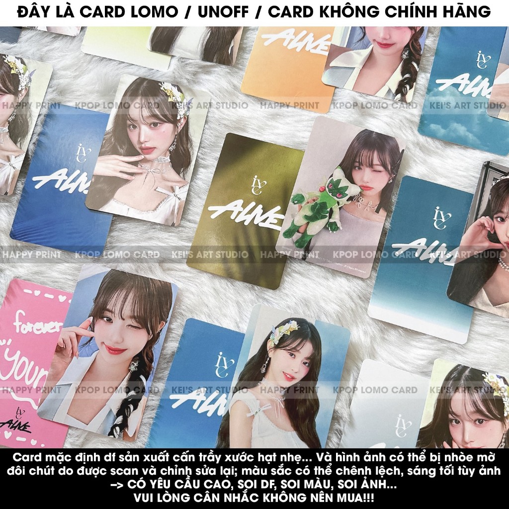[CARD LOMO MUA 3 TẶNG 1] WONYOUNG ALIVE photocard, card thẻ ảnh thần tượng WY wony pokemon