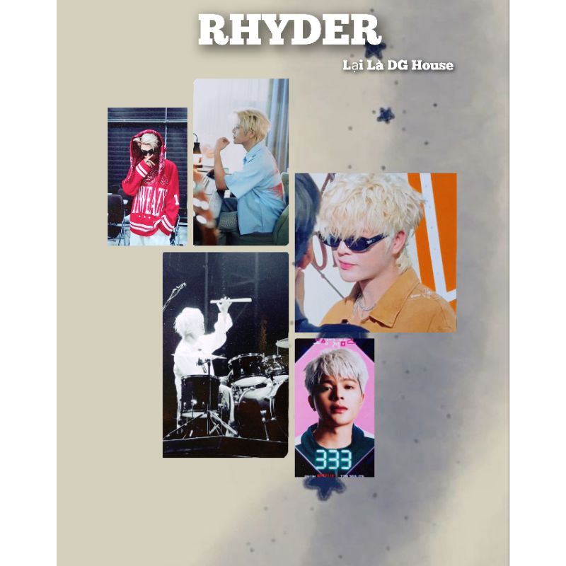Card bo góc anh trai RHYDER |TNG | Shopee Việt Nam