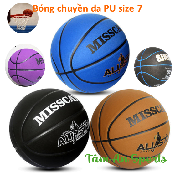 Quả bóng rổ da PU banh bóng rổ size 7 sợi nhỏ thấm ẩm | Shopee Việt Nam