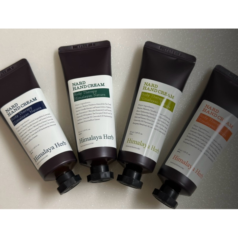 Set 4 tuýp kem dưỡng da tay Nard Himalaya Herb nội địa Hàn Quốc
