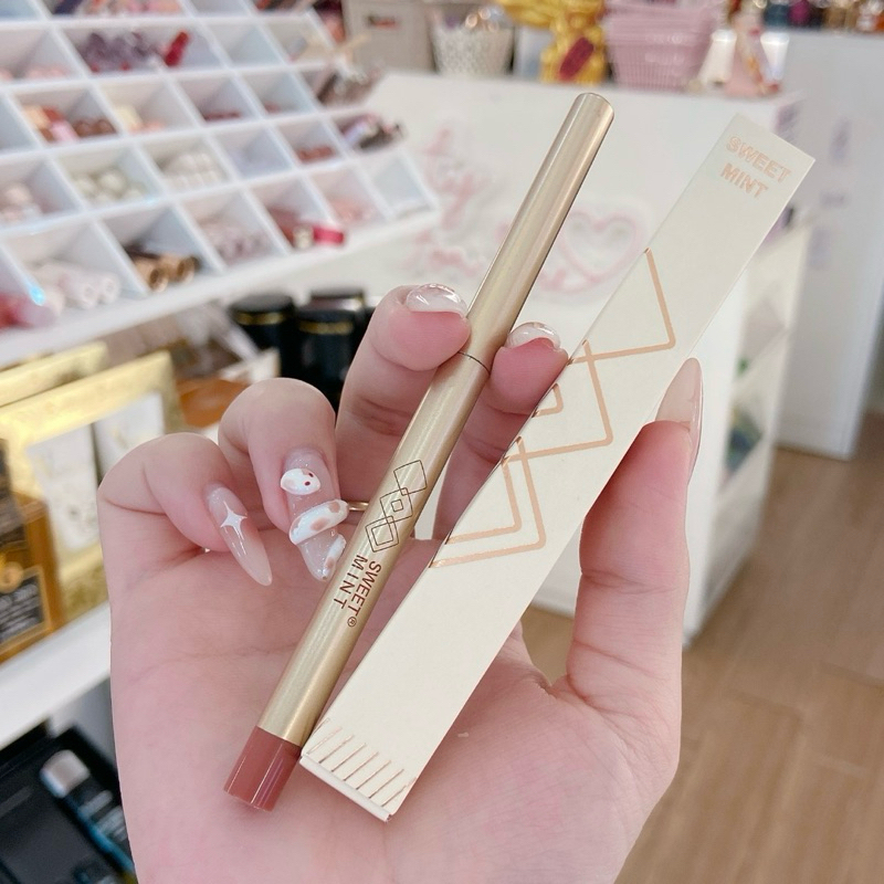 Chì Kẻ Viền Môi, Chì Kẻ Môi SWEETMINT Lâu Trôi Chống Thấm Nước Chất Lì Mềm Mượt