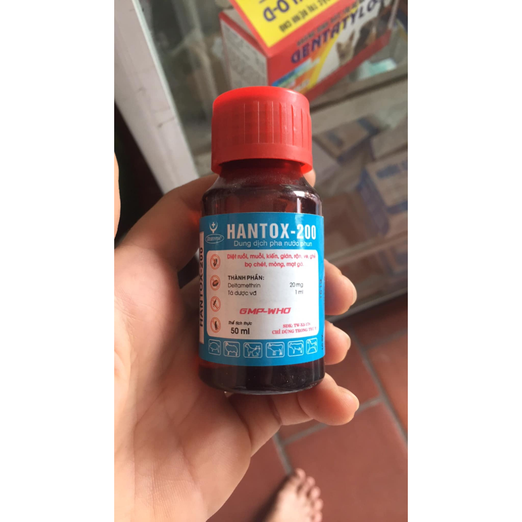 Hantox 200 loại bỏ ve rận giá rẻ