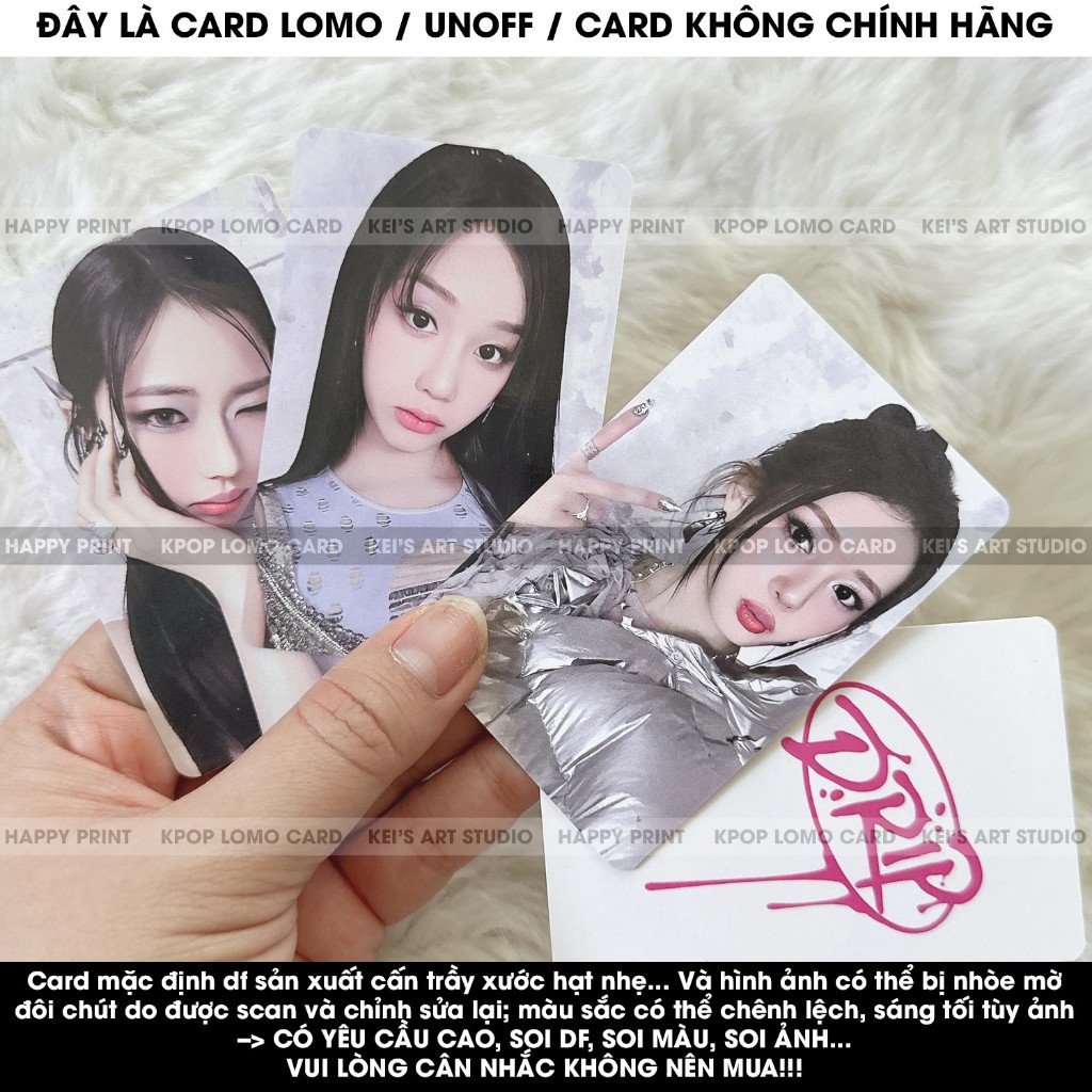 [CARD LOMO  MUA 3 TẶNG 1] P2 Card Babymonster DRIP album mới: Baemon, BM, Ruka, Pharita, Asa, Ahyeon, Rami, Rora và Chiq