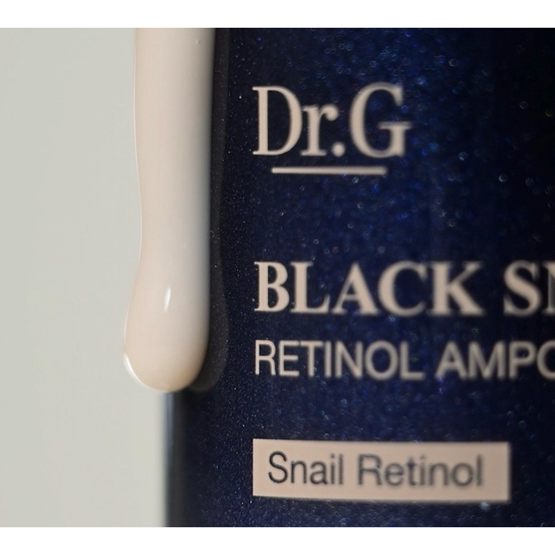 SERUM ỐC SÊN RETINOL CHỐNG LÃO HÓA, THU GỌN LỖ CHÂN LÔNG DR.G BLACK SNAIL RETINOL AMPOULE 50ML