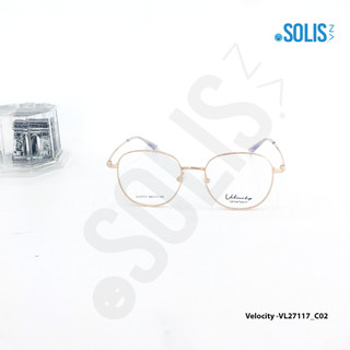 Gọng kính KL hiệu Velocity VL27117 - GỌNG KÍNH KIM LOẠI HIỆU VELOCITY VL27117 KÍCH THƯỚC 49-17-142