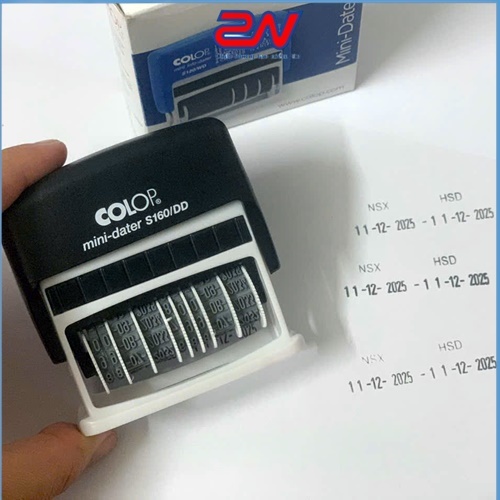 Con dấu ghép số NSX - HSD nhiều dòng chính hãng