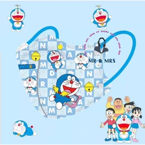 Khẩu Trang Hoạt Hình Doraemon - cho bé14kg - 25kg