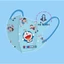 Khẩu Trang Hoạt Hình Doraemon - cho bé14kg - 25kg