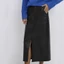 Thuy Lam Boutique - Váy da dáng dài cạp cao mã QC1005 Nữ da lỳ Women Voi Pants