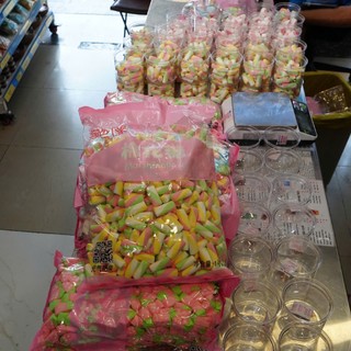 Sỉ - Kẹo Bông Marshmallow Loại 1 (1kg/thùng) - Hàng Xá - Bánh Tráng Gió