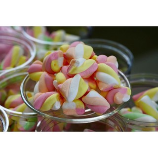 Sỉ - Kẹo Bông Marshmallow Loại 1 (1kg/thùng) - Hàng Xá - Bánh Tráng Gió