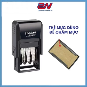 Dấu đóng ngày tháng năm 3mm Trodat Printy Dater 4810