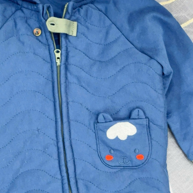 Áo Khoác Bé Sơ Sinh C8016 Xuất Dư Cao Cấp Size 3-18M (2-10kg) – Áo Khoác Trẻ Em Thu Đông