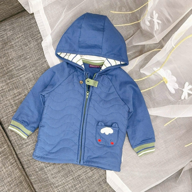 Áo Khoác Bé Sơ Sinh C8016 Xuất Dư Cao Cấp Size 3-18M (2-10kg) – Áo Khoác Trẻ Em Thu Đông