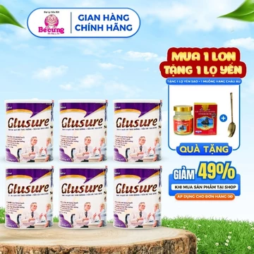 Sữa tiểu đường pisilac GLUSURE dành cho người bệnh tiểu đường và phòng ngừa tiểu đường