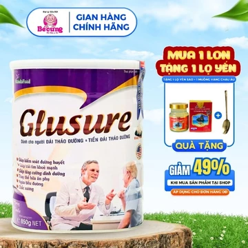 Sữa tiểu đường GLUSURE DÀNH CHO NGƯỜI BỆNH TIỂU ĐƯỜNG VÀ PHÒNG NGỪA TIỂU ĐƯỜNG PISILAC