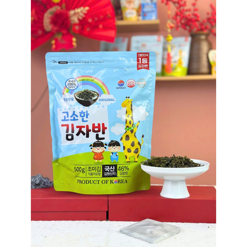 Rong Biển Tăng Cao BUSAN GÓI 500G Hàn Quốc, Giúp Bé Cao Lớn, Bổ Sung Chất Xơ Vitamin