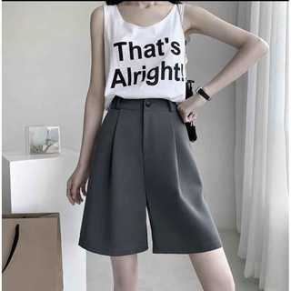Quần Lửng Ống Rộng Nữ Mặc Nhà Chất Tuyết Mưa Xinh Xắn, Quần Short Nữ Mặc Nhà m228