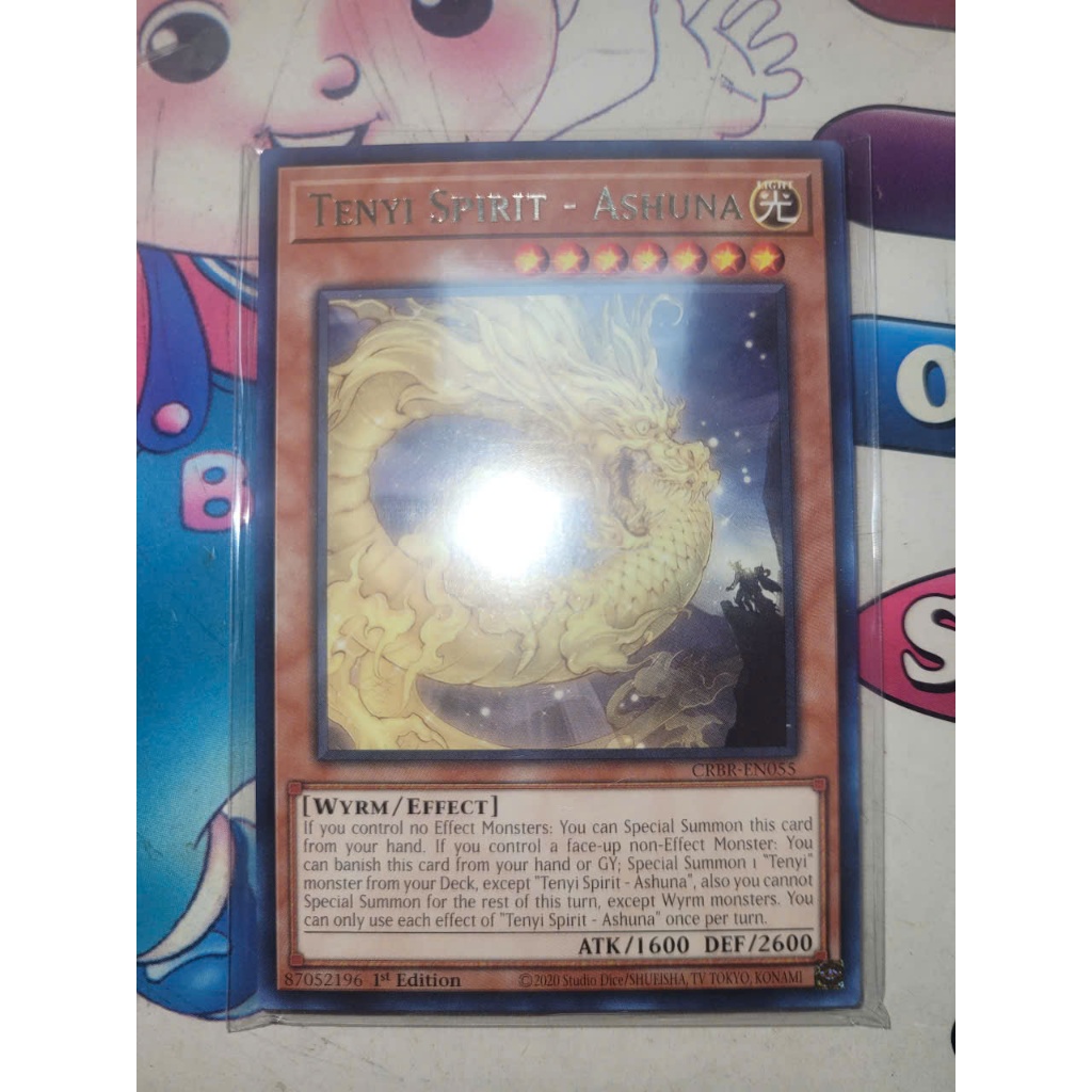 Thẻ bài Yugioh - TCG - Tenyi Spirit - Ashuna - CRBR-EN055 - Rare 1st ...