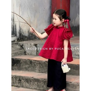 Set " Ý Lan " Bé Gái Thiết Kế Chính Chủ Laci Kids