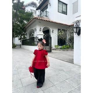 Set " Ý Lan " Bé Gái Thiết Kế Chính Chủ Laci Kids