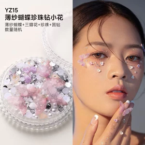 Đá Đính Mắt Make Up, Miếng Dán Đá Nhân Tạo Trang Điểm Chụp Ảnh QiQiShop