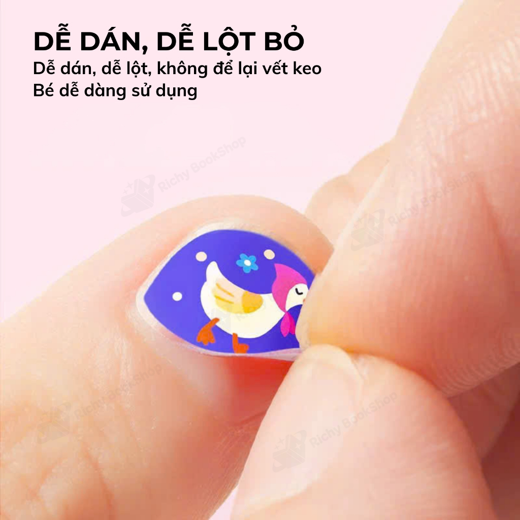 Nail Sticker Dán Móng Tay Giả Cho Bé Gái - Mideer Nail stickers