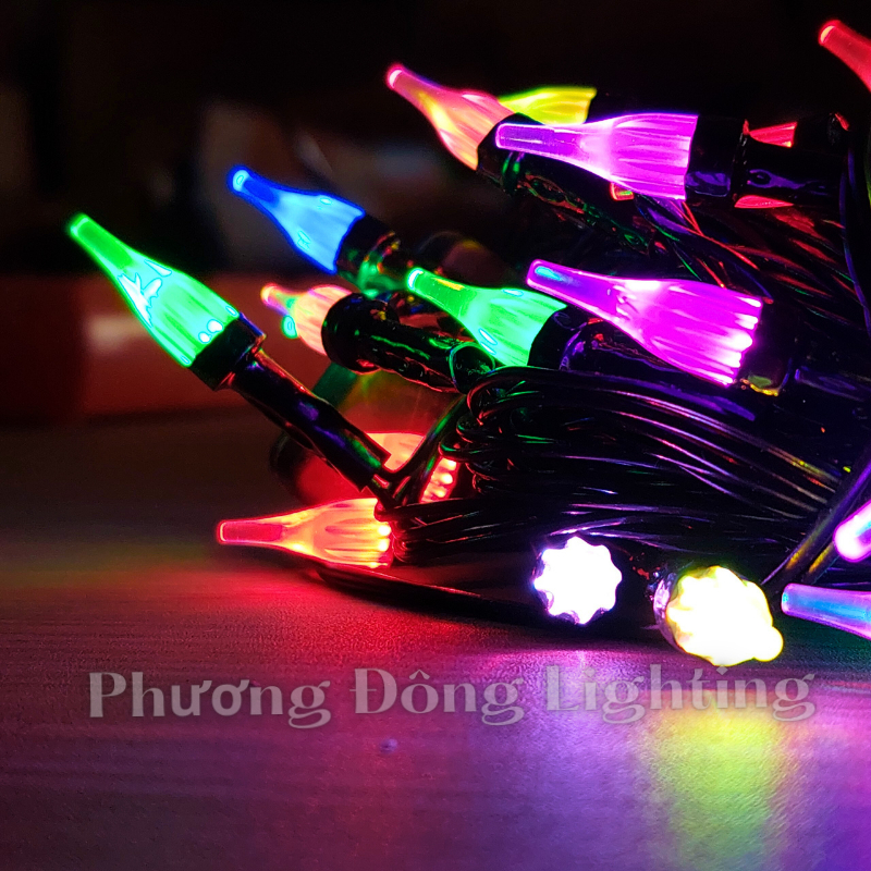 Dây đèn LED chớp Kiểu Giọt Nước 10m - 40 bóng - Trang trí Noel - Lễ - Tết