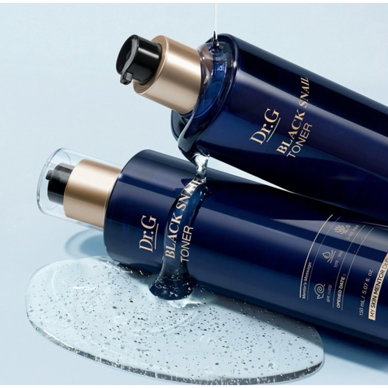[SET 4 MÓN CAO CẤP] Bộ chăm sóc da Dr.G Black Snail Prestige – Toner + Emulsion + Ampoule + Kem Dưỡng (50ml x 4)