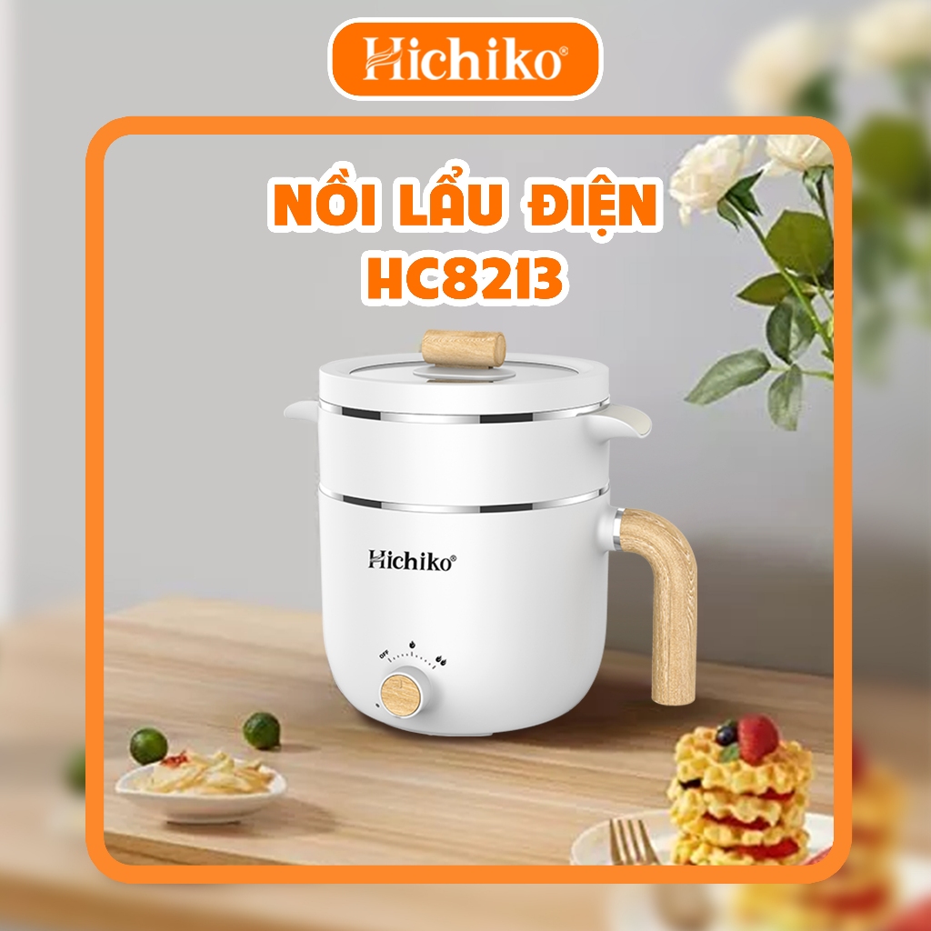 Nồi Lẩu Điện Mini Đa Năng 2 Tầng Tiện Lợi Hichiko HC8213