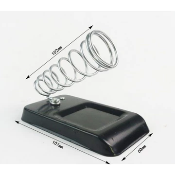 [S183] Kệ hàn gác mỏ hàn lò xo đế vuông 110mmx63mm đế gác mỏ hàn đế mỏ hàn