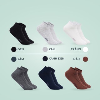 Tất vớ nam không cổ công sở, vớ đi giày tây cotton ONOFF Extra kháng khuẩn khử mùi 18AP24A147