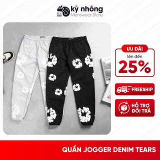 Quần Jogger Denim Tear nam, quần jogger vải co giãn, form regular, chất cotton cao cấp