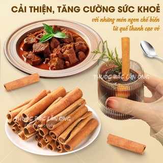 Quế thanh cạo vỏ 100g, trà quế thanh đẹp 8cm, dùng pha trà cam quế, decor, trang trí, làm bánh