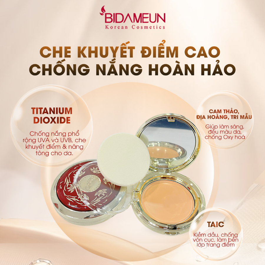 Ảnh Bidameun Siyoul B40 Phấn tươi đa năng che khuyết điểm cao SPF30 15g 3