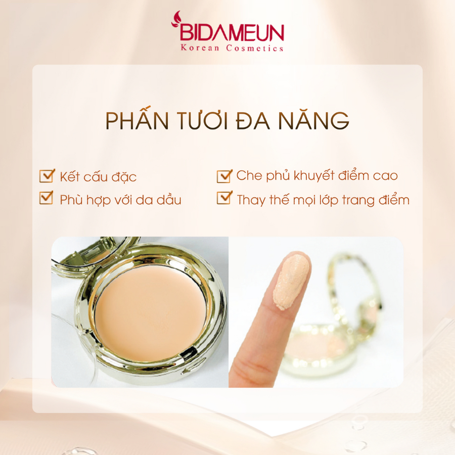 Ảnh Bidameun Siyoul B40 Phấn tươi đa năng che khuyết điểm cao SPF30 15g 4