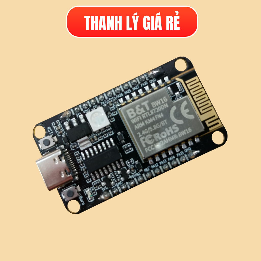 [THANH LÝ] Kit thu phát wifi bluetooth băng tần kép RTL8720DN Type C ...