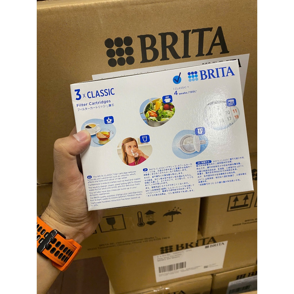 Ảnh Hộp 3 lõi lọc dài thay thế Brita CLASSIC 3