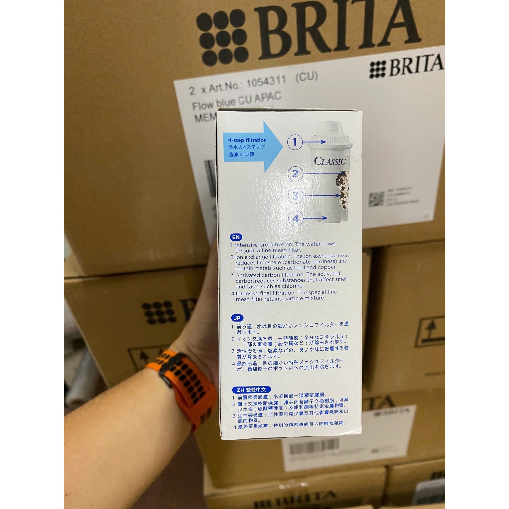Ảnh Hộp 3 lõi lọc dài thay thế Brita CLASSIC 4