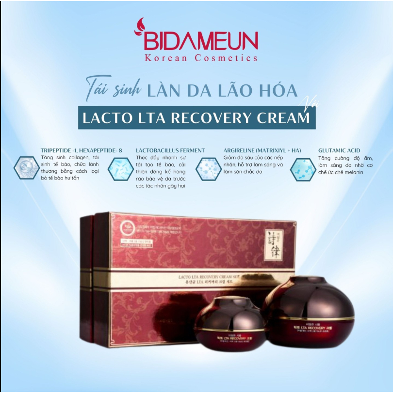 Ảnh Bidameun Siyoul B27 Bộ kem giúp phục hồi, hỗ trợ làm trắng và cải thiện nếp nhăn 120g+30g 4