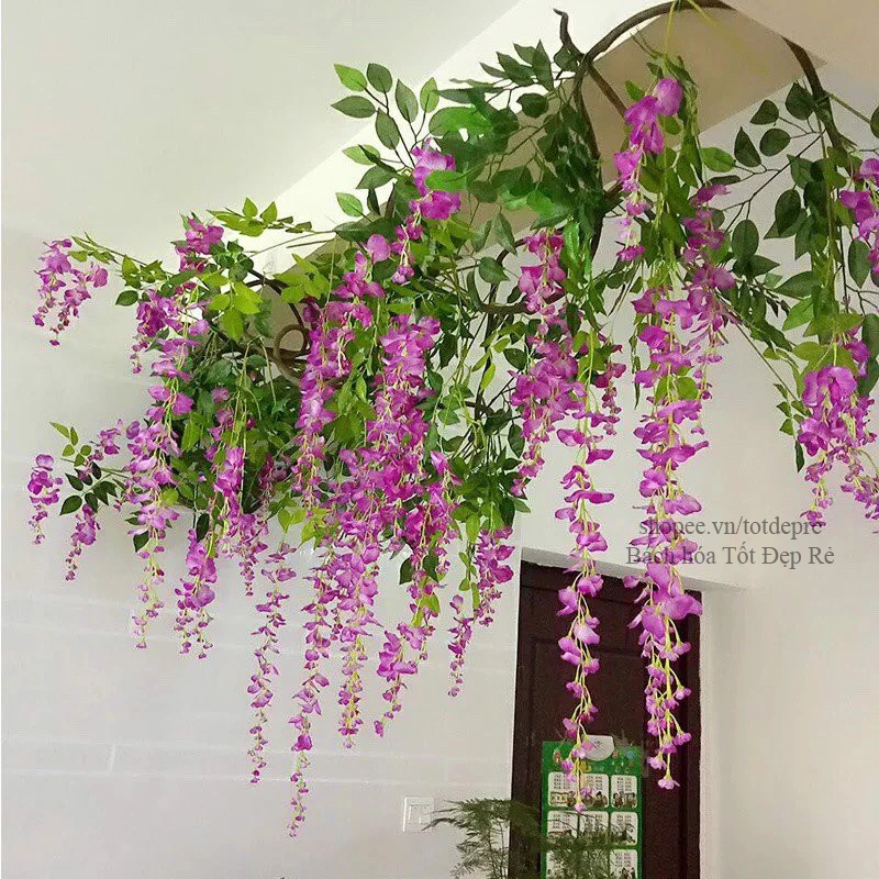 Cành Tử Đằng - Cây Giả Cao Cấp